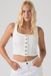 Levi's Audra Seamed Lightweight Top - Femme - S - Blanc / Tooth Fairy Lightweight