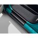 Volkswagen 1T3071310ZMD beschermfolie dorpellijsten 4-delig randbescherming lakbeschermingsfolie deurdorpels, zwart/zilver