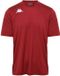 Kappa Jersey Dovo Rouge Polyester Manche Courte Logo 3XL Hommes Football Printemps/Été 2024