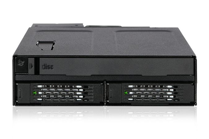 Icy Dock MB602SPO-B - Drive bay panelen - Zwart