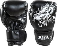 Joya Dragon Kickbokshandschoenen PU Zwart met wit 6 oz