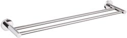 Adema Rise Porte-serviettes double - 60 cm - Chrome