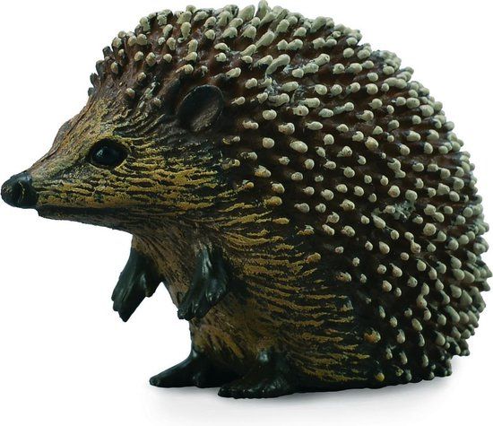 Collecta Bosdieren: Egel - 4 x 2,5 cm - Actiefiguur - Bruin