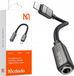 MCDODO Adapter Jack 3.5mm naar iPhone - Kabel - Zwart