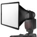 NEEWER Flash-diffuser, licht, softbox, 23 x 17 cm, universeel, inklapbaar met opbergtas, compatibel met Canon, Nikon, Sony, Godox, Yongnuo, NEEWER speedlight