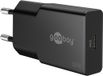 Goobay Slim Universeel Zwart AC Snel opladen Binnen