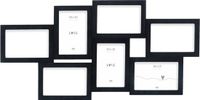 Deknudt Frames Multifotolijst S68UC2 P7 - Zwart - Houtfineer - 7 Foto's - 10x15 cm