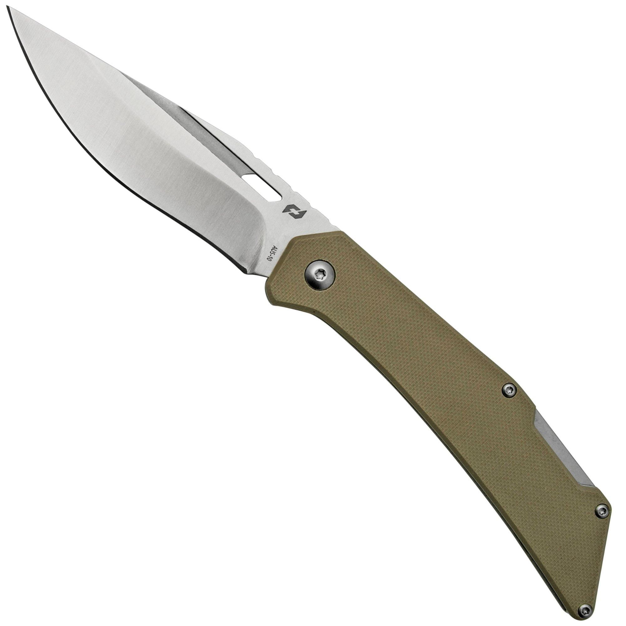 Schrade Slingshot 1159301 beige G10, zakmes