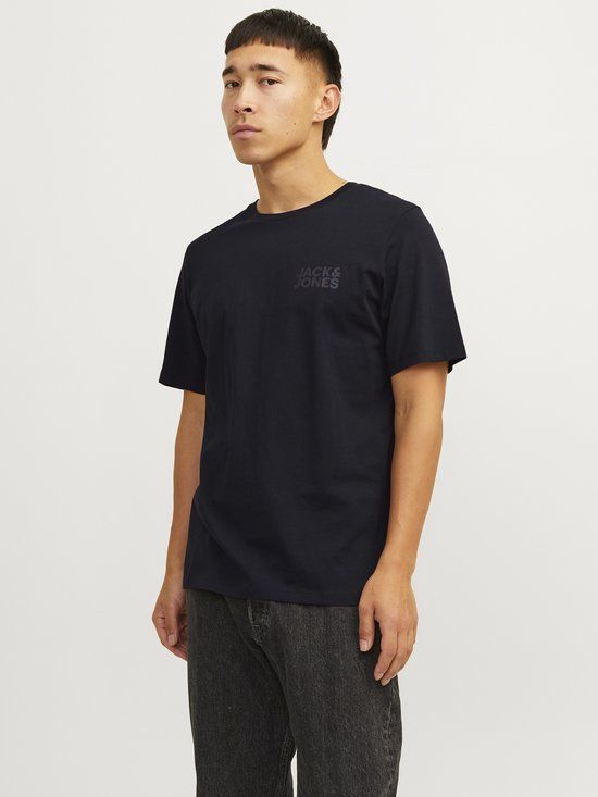 JACK & JONES PLUS SIZE JACK&JONES JJECORP LOGO TEE SS O-NECK NOOS PLS Heren T-shirt Zwart 7XL