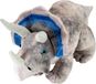 Wild Republic Dinosaurus Triceratops knuffel - grijs - 25 cm - Pluche