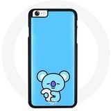 Maniacase Hoesje voor iPhone 6 Bangtan BTS BT21 Koya RM blauwe achtergrond
