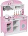 VEVOR Cuisine pour enfants, cuisine en bois pour enfants avec lumière et son, cuisine en bois avec cuisinière, four, évier, micro-ondes, hotte et lave-vaisselle, jouet de cuisine avec set de cuisine pour enfants à partir de 3 ans, rose