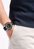 Nautica Nct Windward Quartz Analoog Horloge Zwart