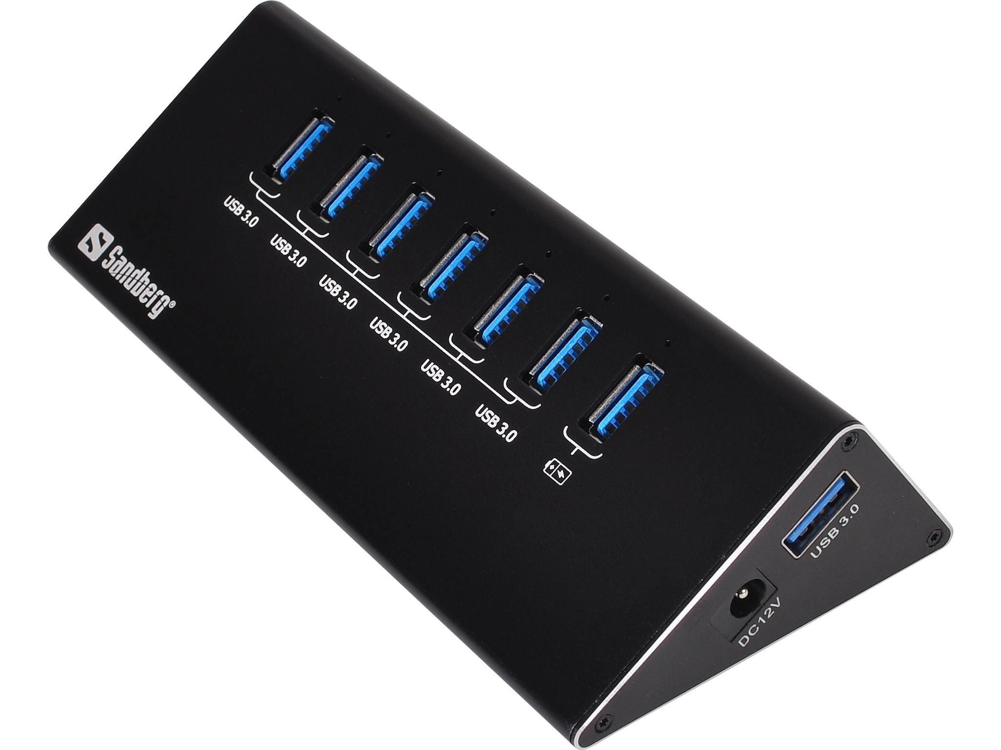 Sandberg USB 3.0 Hub - 7 Ports - Black