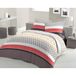 LOVELY HOME Boogie Dekbedovertrekset, katoen, koraal, 220 x 240 cm