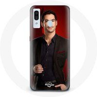 Maniacase Etui voor Samsung Galaxy A30 Lucifer Morningstar Series