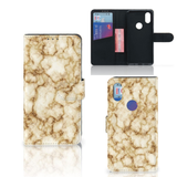 B2Ctelecom Xiaomi Mi Mix 2s Bookcase Marmer Goud