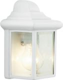 Brilliant Nissie White E27 - 40 W Outdoor Wall Lamp