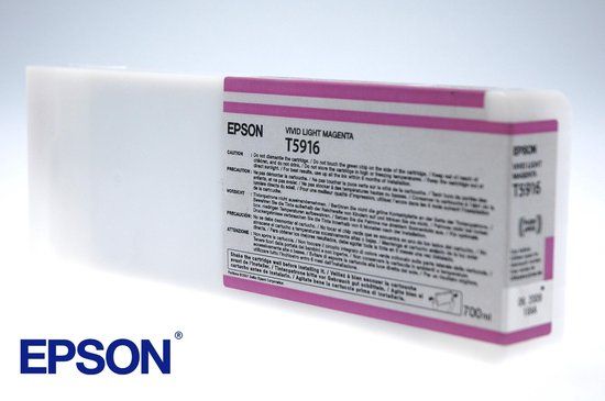 Epson T591600 - Inktcartridge / Foto Magenta - 700ml