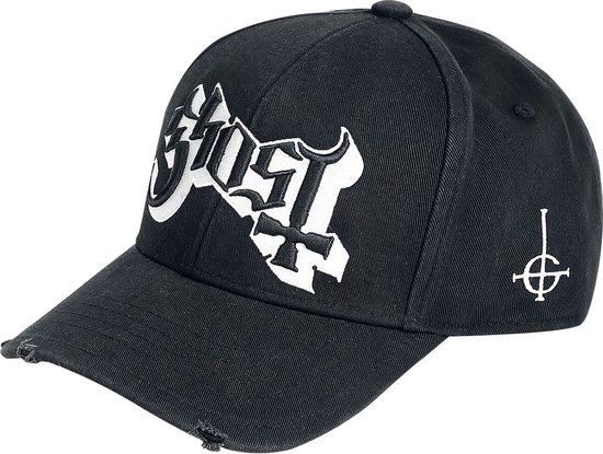 GHOST Free Connection Textilagentur GmbH & Co. KG Ghost Logo - Baseball Cap Unisex Cap - Zwart