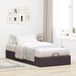 Maison Exclusive - Cadre de lit ottoman sans matelas marron foncé 80x200 cm tissu