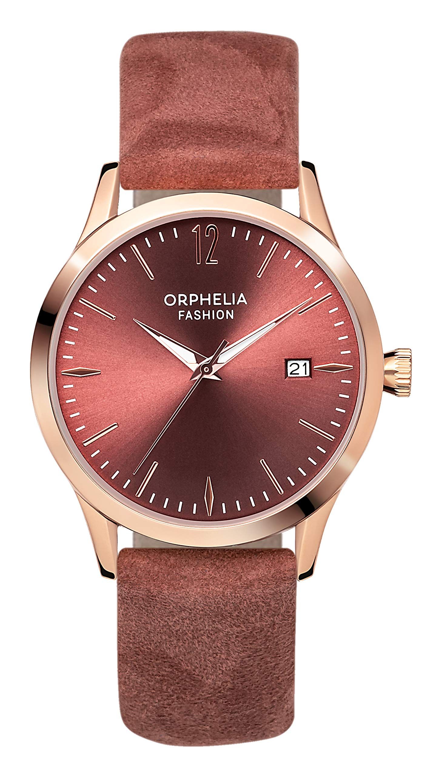 Orphelia Fashion OF714820 Horloge - Vrouwen - Roze - Leer - Ø 36 mm