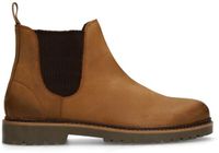 Manfield Heren Cognac Nubuck Chelsea Boots Maat 41