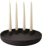 Goebel Kandelaar Leisteen Smoke Porselein 30cm 4 kaarsen