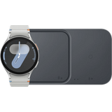 Samsung Galaxy Watch 7 Zilver 44mm + Duo Draadloze Oplader