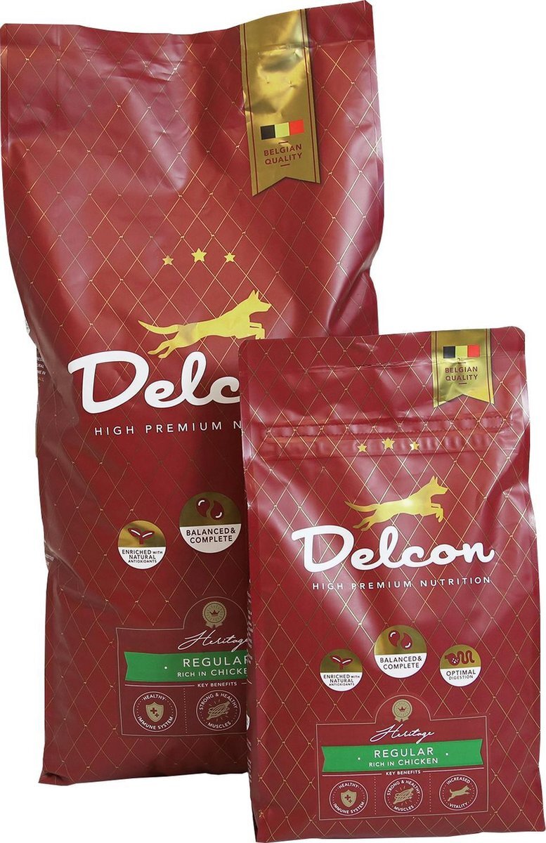 Delcon Adult Regular rich in Chicken - Hondenvoer - 12kg