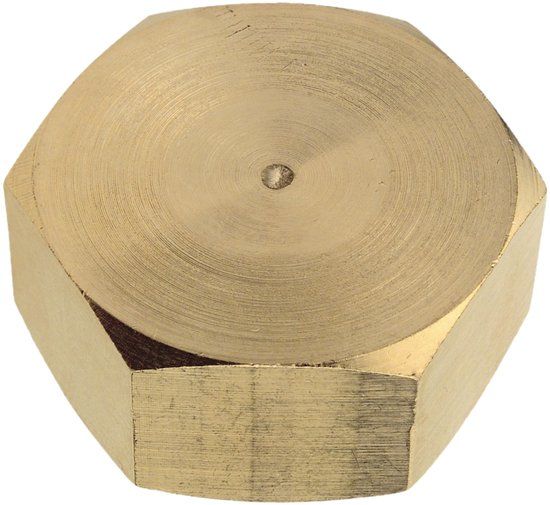 KIRCHHOFF MS Eindkap - Blanco - 3/8"BI