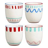 Mica Decorations Mok Ariane (set van 4) (Ø9 cm)