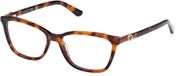 GUESS Bril GU50310 056 Havana Rechthoekig Acetaat Vrouwen