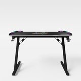 phoenix group AG Minecraft Bureau, hout, zwart carbon look, 120 x 74 x 60 cm
