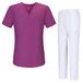 MISEMIYA - Gezondheidsuniformen voor vrouwen - medisch uniform voor dames, roze G715-40, XS, Roze G715-40