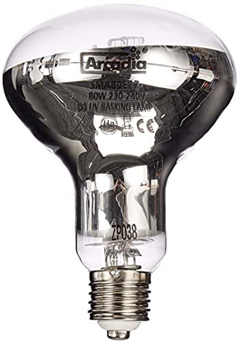 Ardacia SMA80E27 D3 Basking Lamp, 80 W