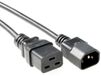 ACT Netsnoer C14 - C19 zwart 1 m AK5439