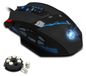 Zelotes Souris de jeu ergonomique, filaire, 12 boutons programmables, souris d'ordinateur 4000 DPI, souris USB optique pour PC, Mac