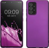 kwmobile telefoonhoesje geschikt voor Samsung Galaxy A52 / A52 5G / A52s 5G - Back cover in metallic paars