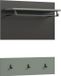 Xonox.Home Wandpaneel met haken Canu Smoke Green 73 x 80 x 27 cm