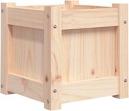 vidaXL Plantenbak 31x31x31 cm massief grenenhout