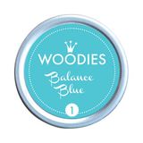 Woodies kleuren-gebaseerde inkt doos Balance blauw, acryl, meerkleurig, 3-delig