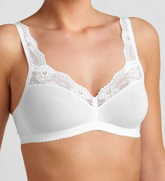 Sloggi Romance Soft Bra Bralette - 70A - White