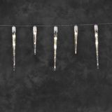 Konstsmide 2746 - IJspegelsnoer - 24 LED lampjes - Warmwit - 375 cm - Voor binnen & buiten