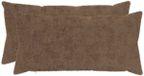 vidaXL Kussensloop 2 st HEERLEN Lichtbruin 40 x 70 cm Nep Konijnenbont