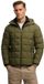 Superdry - Fuji Lite Veste matelassée à capuche - Hommes - Chive Green - Taille M