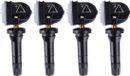 Ford Capteur de pression des pneus TPMS à 4 chiffres 2036804 pour S-Max, Edge, Fiesta, Mondeo, Mustang - Système de contrôle de la pression des pneus avec valve en métal.