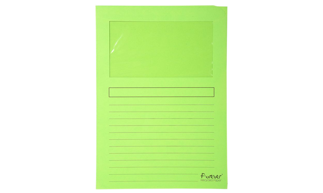 Exacompta Forever L-map - A4 - Green - Pack of 25