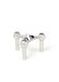 Bougeoir en tissu - Argent - 6 cm