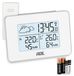 Merkloos Weerstation draadloos met buitensensor - Binnen- en buitentemperatuur - Luchtvochtigheid - Wit - Voor binnen en buiten